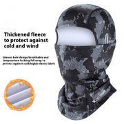 Bicycle Thermal Headgear Camouflage High Elastic Cold-proof Wind Mask